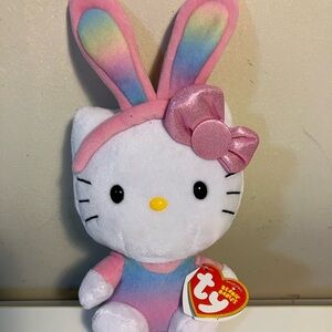 TY Hello Kitty Rainbow Plush Toy